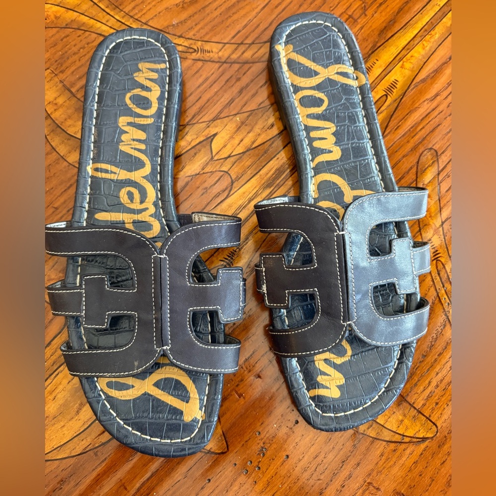 Size 9 Sam Edelman Sandals NAVY